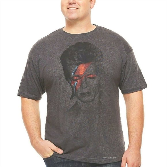 David Bowie Aladdin Sane punk rock Official T-Shirt XLT Big & Tall B&T NWT - Picture 1 of 2